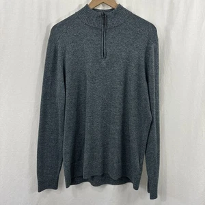 Smartwool Sparwood 1/2 Zip Pullover Merino Wool Blend Sweater Mens Size L Fall - Picture 1 of 10