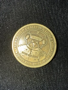 Cuerpo de Marines de los Estados Unidos Semper Fidelis U.S. Marine Toys For Tots moneda ficha - Imagen 1 de 5