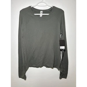 NWT 90 Degree by Reflex seamless zaia agave green long sleeve shirt womens XL - Picture 1 of 9
