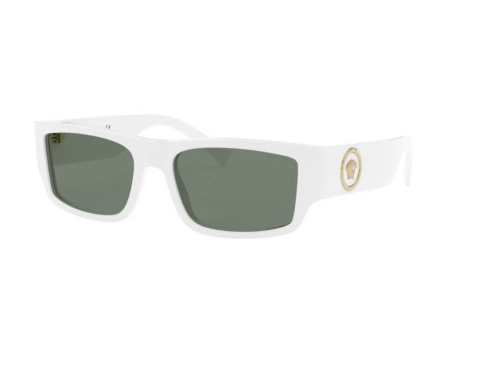 Gafas de sol para mujer VERSACE VE4385 532771 blancas gris oscuro 56 mm NUEVAS con etiqueta Foto 1 de 4
