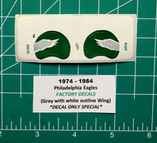 1974-1984 Philly Eagles FACTORY DIECUT Football Gumball Helmets *DECALS ONLY*