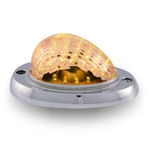 Freightliner Century/Columbia/Coronado Sleeper/Turn Signal Clear Lens Amber LED - Picture 1 of 4
