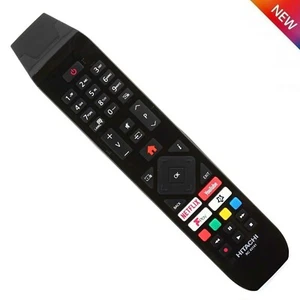 Original Hitachi RC43141 Fernbedienung für Smart LED TVs Netflix YouTube Fplay - Bild 1 von 1