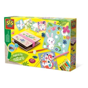 SES CREATIVE Inspired by Nature Flower Press Art Craft Kit - Picture 1 of 5