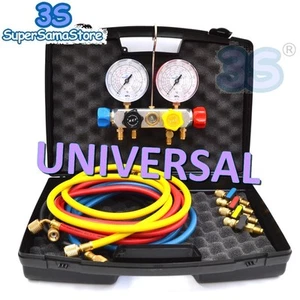 3S NUEVO GRUPO MANOMÉTRICO ANALIZADOR DE CARGA 4 VIAS PARA GAS R32 R410A R407C - Imagen 1 de 6