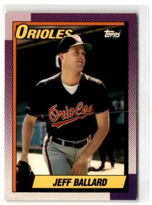 1990 Topps Tiffany Jeff Ballard #296 Baltimore Orioles Baseball Card