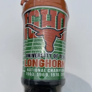 University of Texas Longhorns 24oz Champion Travel CupMug Whirley VNTG With Lid - Picture 1 of 5