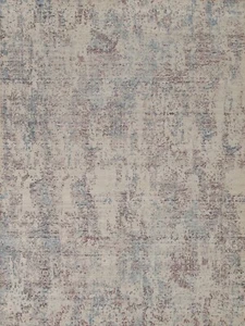 Abstract Modern Indian Living Room Rug 8x10 ft. Hand-knotted Wool Carpet - Picture 1 of 12
