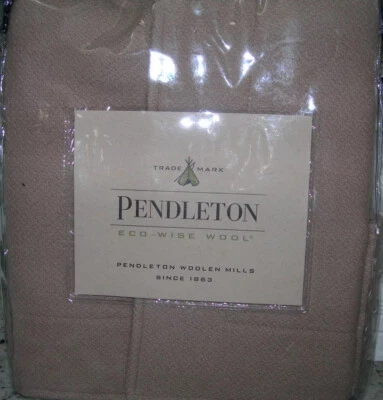 PENDLETON "LANA ECO SABIA" 1 pieza ESTÁNDAR LANA SIMULADA BRONCEADA nuevo en paquete Foto 1 de 4