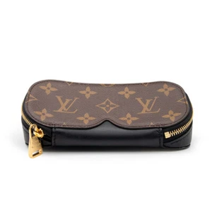 LOUIS VUITTON Etui Lunet GM Glasses Case Monogram & Calfskin, Brown GI0633 - Picture 1 of 9