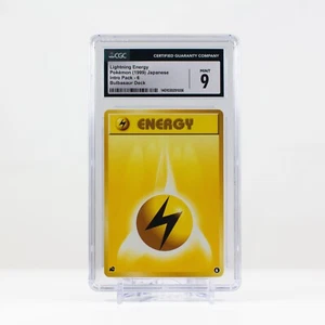 Pokémon Lightning Energy #6 Japanese Intro Pack - Bulbasaur Deck - CGC 9  - Picture 1 of 3