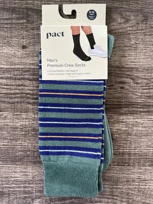 Men’s Premium Crew Socks  78% Organic Cotton 9-13 size made in India - Image 1 of 4