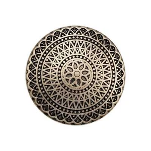 5pcs Round Retro Metal Shank Buttons Coat Clothing Sewing Replace Decor 15-25mm - Picture 1 of 5