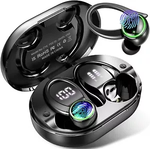 for LG G8X ThinQ Wireless Earbuds Bluetooth 5.3 Over Ear Headphones - Picture 1 of 7