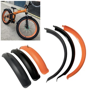 Bike Fender Set: 24/26/20" X4.0 Fat Tire Mud Guards Mudguards - Picture 1 of 15