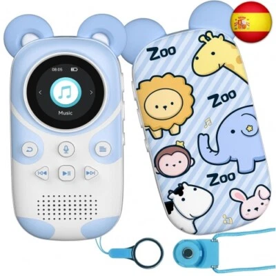 64GB MP3 Player Kids Bluetooth 5.3 con Altavoz para Auriculares Soporta Radio - Imagen 1 de 4