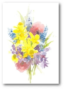 Narzissen Blumen DANKE Karte mit Bibeltext - Römer 8,28 - EB8066 - Bild 1 von 1