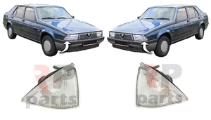 FÜR ALFA ROMEO 75 1985-1995 NEUER SEITENBLINKER REPEATER VORNE WEISS PAAR SET  - Bild 1 von 8