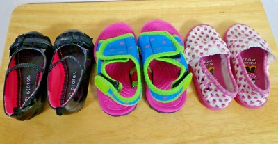 Lote de 3 zapatos de bebé para niñas talla 5-6 Foto 1 de 4