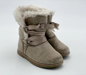 Koala Kids Faux Fur Girls Winter Boots Size 9 Toddlers - Picture 1 of 4