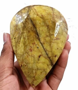 Natural Yellow Beryl Loose Certified Pear Cut 2662.00 Ct Brazil Gemstone 5ATT - Picture 1 of 8