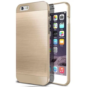 iPhone 6 6S Case 4.7 Ultra Thin brushed Metallic Gold OBLIQ All Edge Impact - Picture 1 of 2
