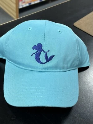 NUEVO SIN ETIQUETAS Disney Arial Sirenita Gorra de Béisbol Sombrero Verde Azulado Bordado Niños Ajustar Foto 1 de 4