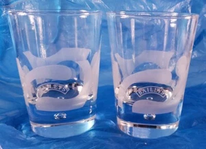 Set of 2 Bailey's Liquer Clear Glass Rocks Glasses - Bild 1 von 7