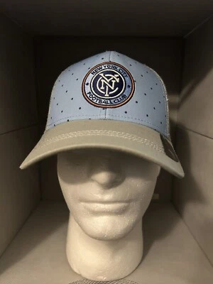 New York City Football Club MLS Fútbol Ajustable Camionero Sombrero Gris Polka Mujer Talla Foto 1 de 4