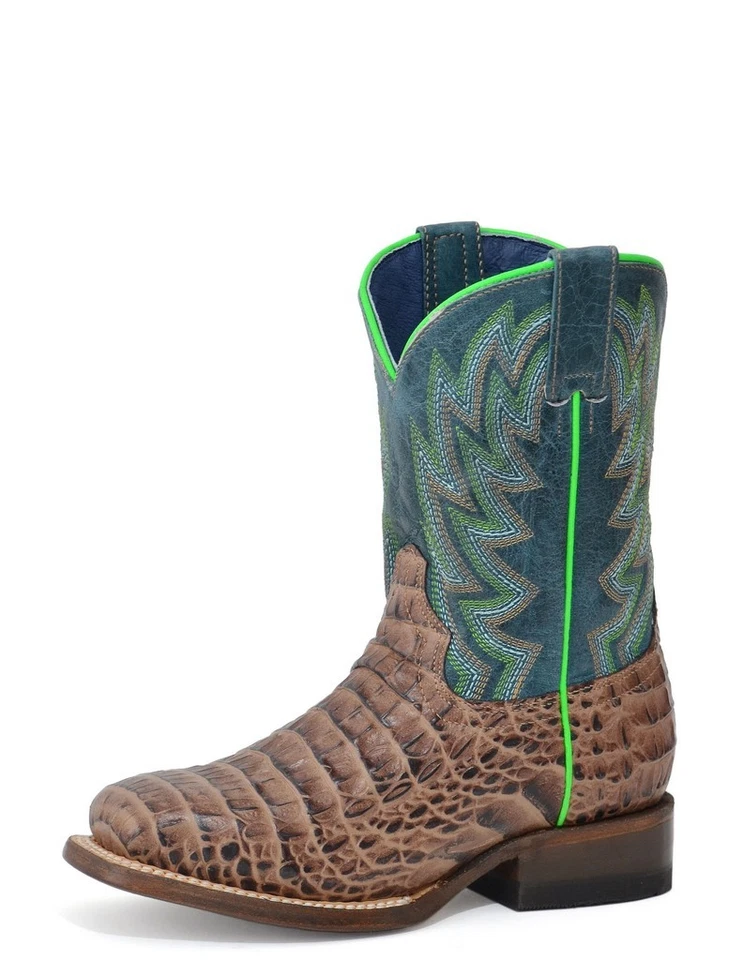 Roper Western Boot Niño Vaquero Gator 11 Niño Marrón 09-018-7020-8403 BR Foto 1 de 1