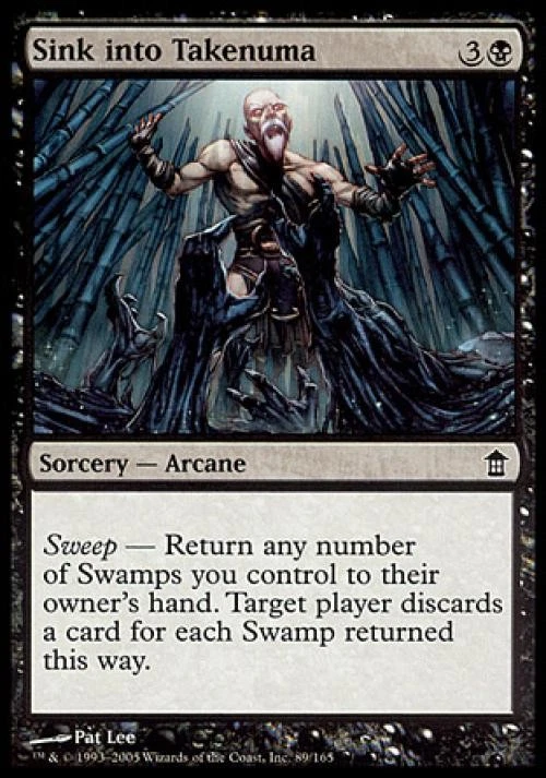 Sink into Takenuma - Medium Play MTG Saviors of Kamigawa - Image 1 of 1