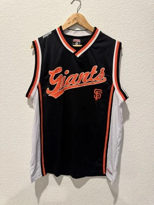 San Francisco Giants Stitches LARGE Basketball Jersey - Image 1 of 4
