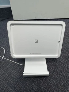 iPad Square Stand White, Model S089 - Picture 1 of 4
