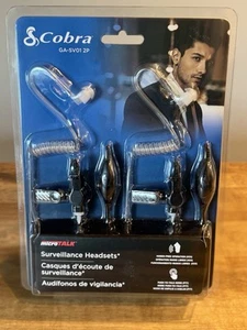 Cobra Surveillance Headsets, Cobra GA-SV01, Pack Of 2 Headsets - Zdjęcie 1 z 2