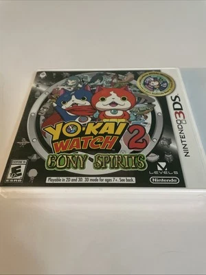 Yo-Kai Watch 2: Bony Spirits (3DS, 2016) New And Sealed - Ships Boxed - Image 1 of 4