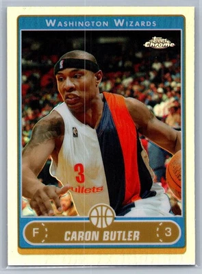 Caron Butler 2006-07 Topps Chrome #96 Refractors - Image 1 of 2