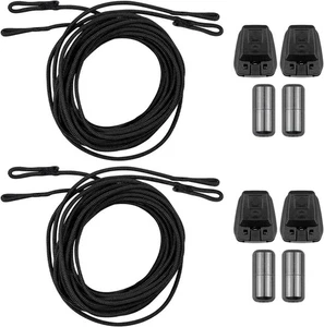 2 Paar Schnürsenkel Set für Salomon, No Tie Round Shoe Laces Strings für Salomon Sp - Bild 1 von 3