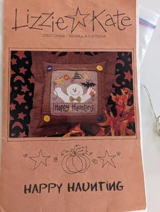 'Happy Haunting' by Lizzie Kate Designs Cross Stitch Pattern (Inc Material) - Picture 1 of 4