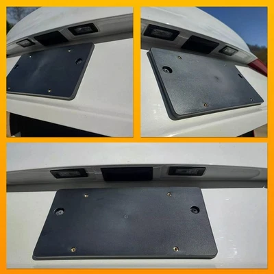 For 2012-24 AUDI A6 S6 A6 Quattro Rear License Plate Mount Frame Holder Bracket - Image 1 of 4