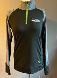 Seattle Seahawks 1/4 Zip Womens Active Pullover PINK NFL - Size M - Picture 1 of 4