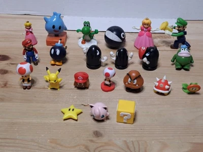 Lote de 22 Figuras Nintendo Juguetes Super Mario Pokemon Sapo Princesa Bullet Bill Foto 1 de 4