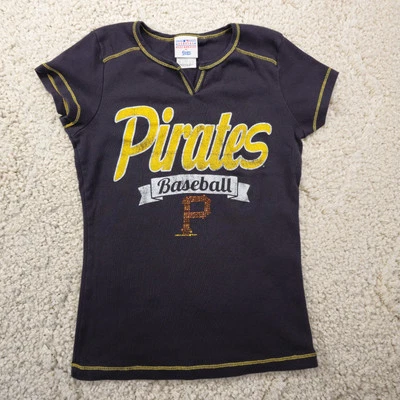 Camiseta de béisbol de los Piratas de Pittsburgh para niñas talla mediana MLB mercancía genuina  Foto 1 de 4