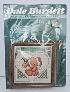 Neu versiegelt Vintage Janlynn Weihnachten "Hobby Stick Bär" #658 gezähltes Kreuzstich-Set - Bild 1 von 3