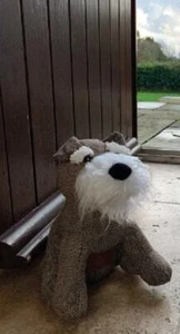 Celtic Weavers Terrier Dog Herringbone Tweed Doorstop Miniature Schnauzer - Picture 1 of 1