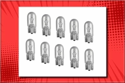 10x W5W 5W 12V T10 W2.1x9,5d Glüh Lampe Birne Glassockel Standlicht GMC