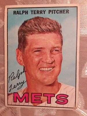 1967 TOPPS RALPH TERRY NEW YORK METS #59 - Image 1 of 4