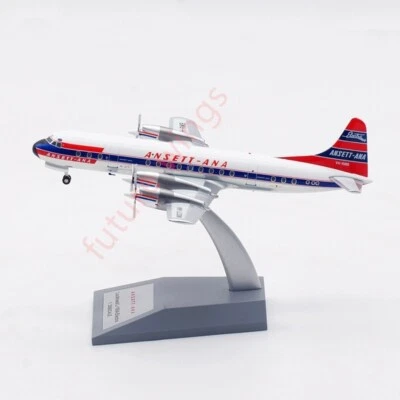 1:200 InFlight200 Ansett Lockheed L-188 VH-RMB Aircraft Model With Stand - Image 1 of 4