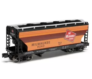 O Gauge ACF 2-Bay Covered Hopper - MILWAUKEE ROAD - New Item - Free Shipping - Picture 1 of 3