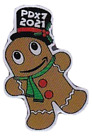 Amazon PECCY Gingerbread Man 2021 (PDX7 - Salem OR) Employee Pin RARE