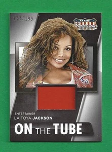 2015 Panini Americana On the Tube Relic Material LA TOYA JACKSON /199 - Singer - Picture 1 of 2